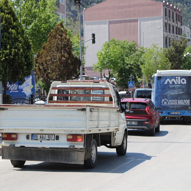 Amasya'da taşıt sayısı 166 bini geçti