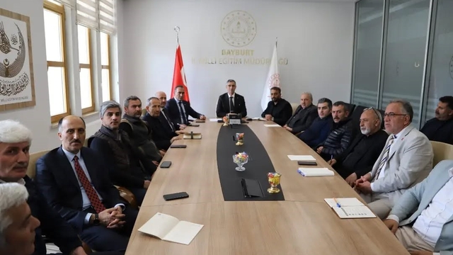 Bayburt'ta LGS ve YKS hazırlıkları ele alındı