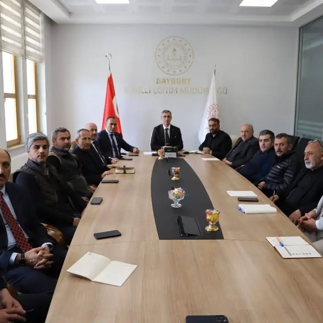 Bayburt'ta LGS ve YKS hazırlıkları ele alındı