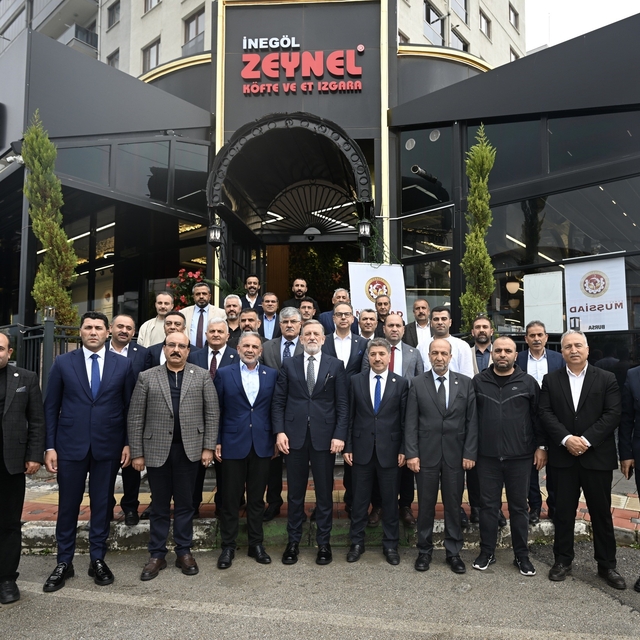 Başkan Burkay MUŞSİAD üyeleri ile buluştu
BTSO Yönetim Kurulu Başkanı İbrah...