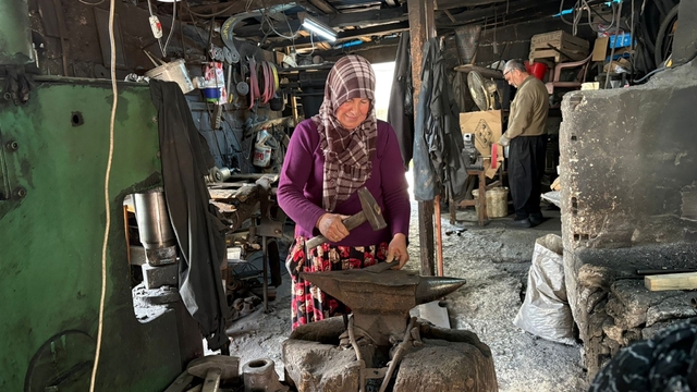 Osmaniye'de 42 yıllık evlilik, örs başında ortak mesaiye dönüştü
