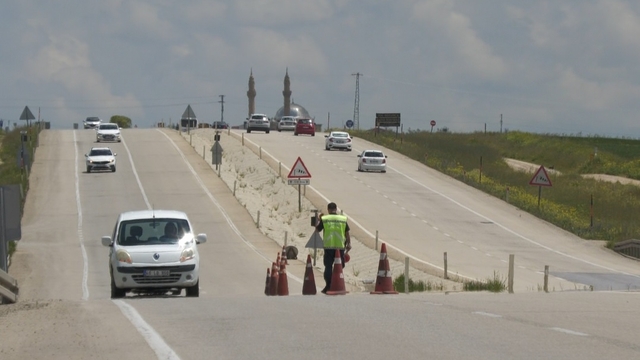 26 ilin geçiş güzergahı Kırşehir´de bayram arifesinde trafik denetimi