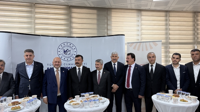 Kahta'da bayramlaşma töreni düzenlendi