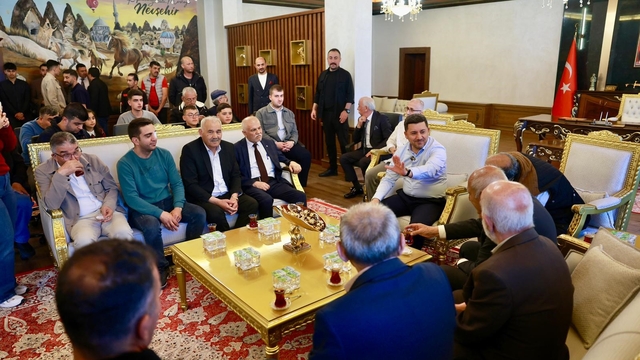 Nevşehir Belediyesinde bayramlaşma maratonu
