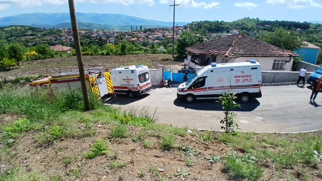 Amasya'da  iki otomobilin çarpıştığı kazada 2 kişi yaralandı