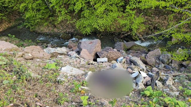 Dere kenarında bıçaklanarak öldürülmüş erkek cesedi bulundu