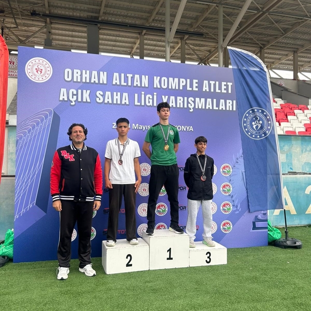 Aydınlı sporculardan Konya'da madalya yağmuru