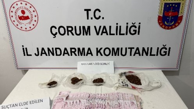 Çorum'da uyuşturucu operasyonu: 3 kişi gözaltına alındı