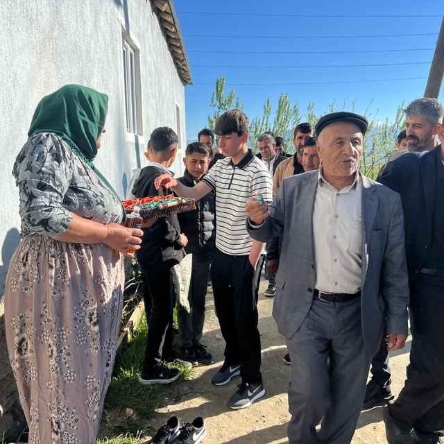 Köyde asırlık bayram geleneği yaşatılıyor