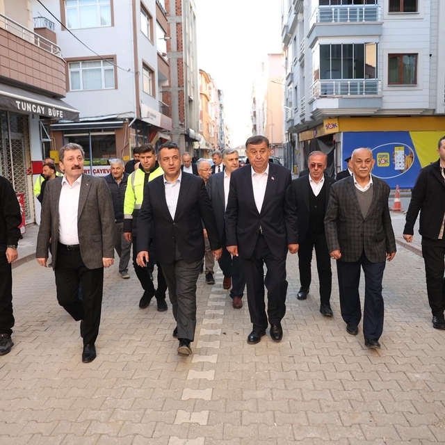 Samsun protokolünden Havza'da bayramlaşma ve sel bölgesinde inceleme