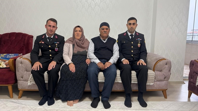 Jandarma, şehit aileleri ve gazileri unutmadı