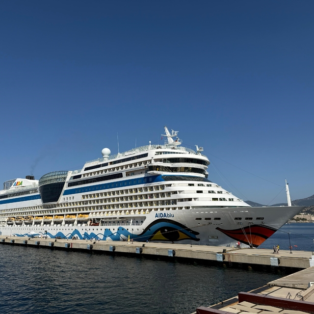 Bodrum'a kruvaziyer ile 2 bin 377 turist geldi