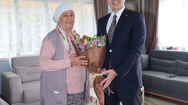 Kaymakam Gündoğdu şehit aileleri ve gazilerle bayramlaştı
