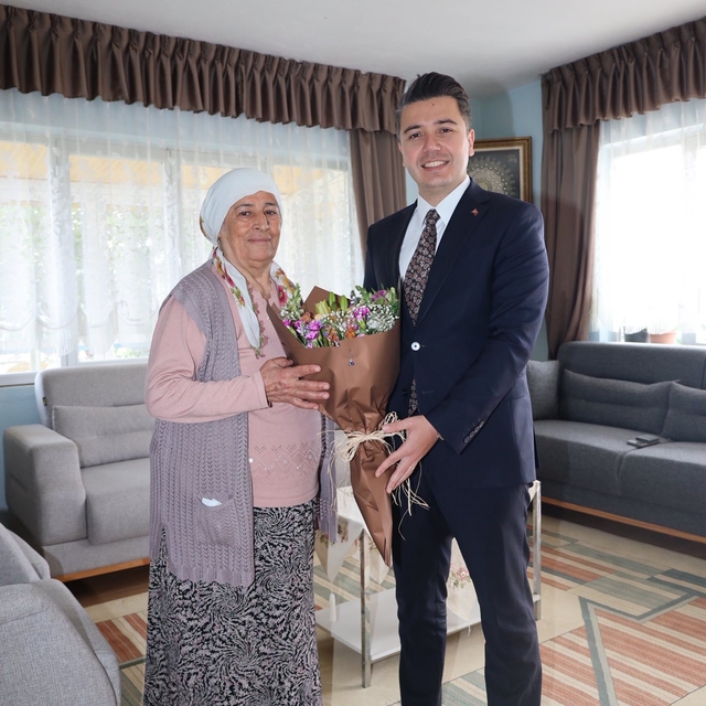 Kaymakam Gündoğdu şehit aileleri ve gazilerle bayramlaştı