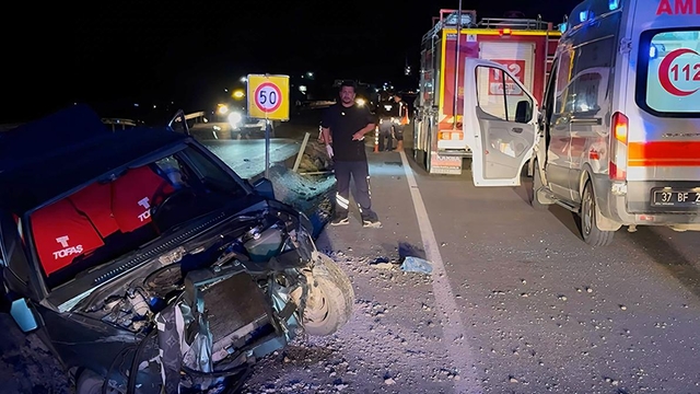 Kastamonu'da kaza: 2 yaralı