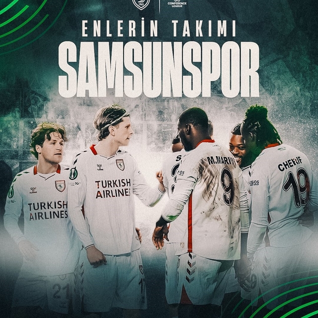 Samsunspor'dan UEFA Konferans Ligi'nde dikkat çeken istatistik