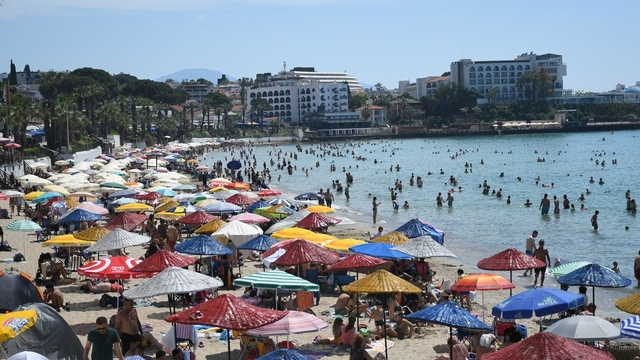 Bayram tatilinde turizmin kalbi Kuşadası'nda attı