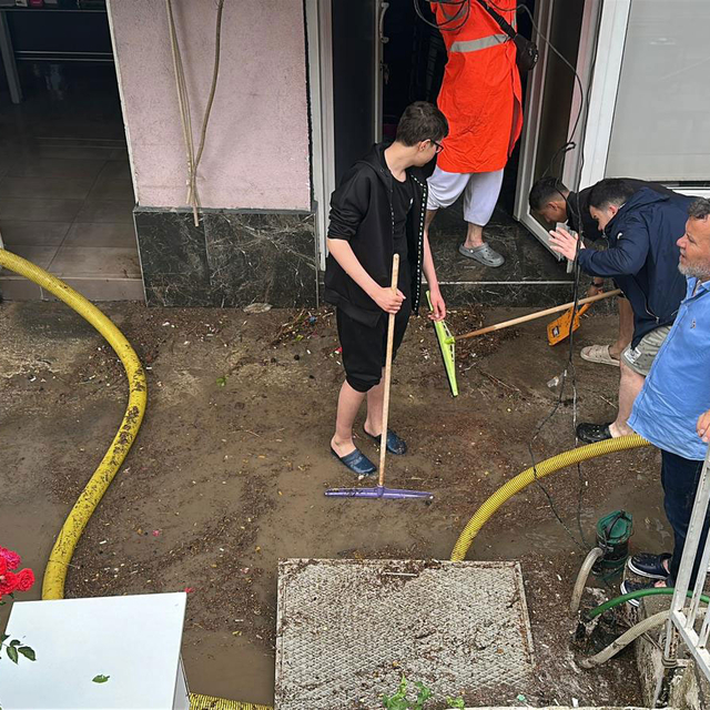 Edirne'de dolu ve sağanak etkili oldu (2)