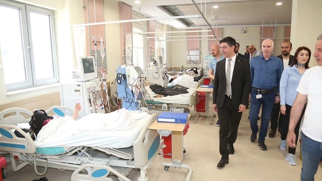 Erzurum Şehir Hastanesi'nde bayramlaşma