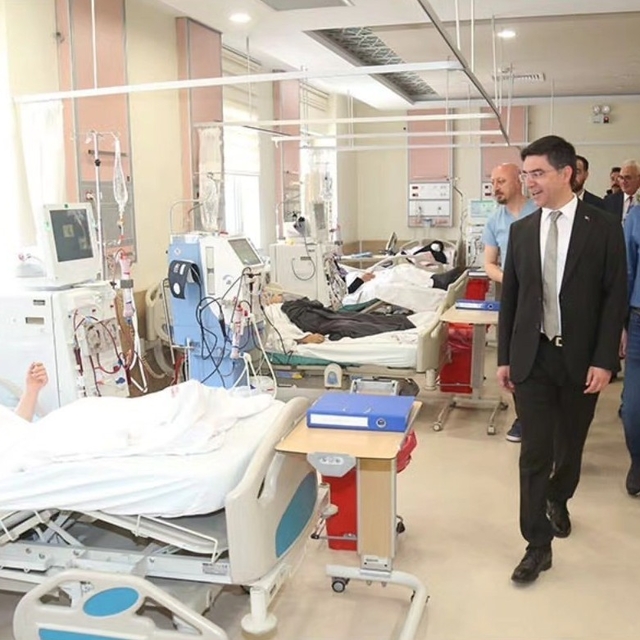 Erzurum Şehir Hastanesi'nde bayramlaşma
