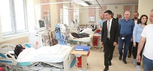 Erzurum Şehir Hastanesi'nde bayramlaşma