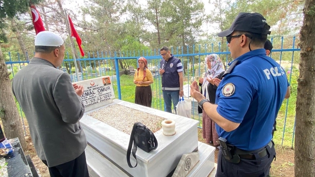 Besni'de şehit ve gazi ailelerine bayram ziyareti