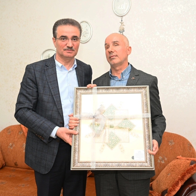 Kahraman gazilere bayram ziyareti