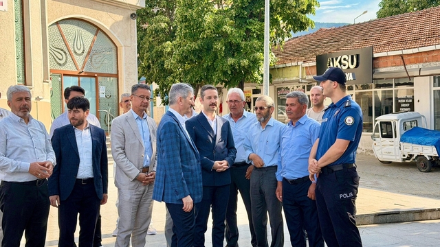 Yenice'de bayramlaşmaya Anayasa Mahkemesi Üyesi İnce katıldı