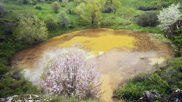 Efsanelere konu olan Dipsizgöl renk değiştirdi, ziyaretçileri hayal kırıklığı yaşadı
Turkuaz rengi ve sarı yosunlarıyla timsah gözünü andıran Dipsizgöl renk değiştirdi, adeta çamurla kaplanan göl ziyaretçilerine hayal kırıklığı yaşattı