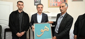 Şehit ailelerine bayram ziyareti