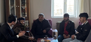 Kaymakam Tutal'dan şehit ailesine bayram ziyareti