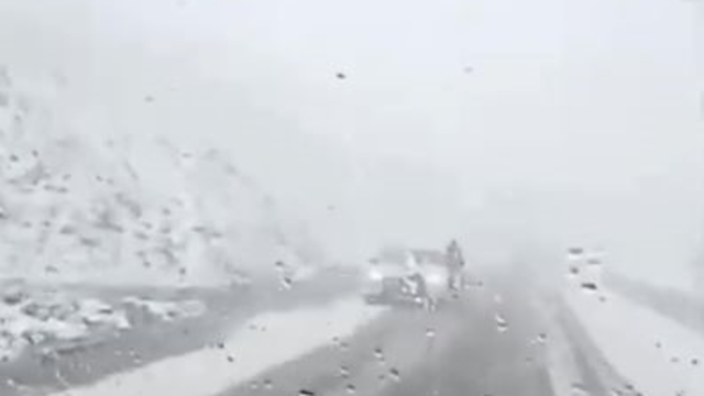 Mayıs ortasında kar esareti