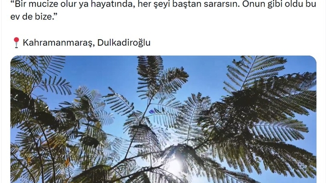 Bakan Kurum, depremzede ailenin bayram sevincini paylaştı
