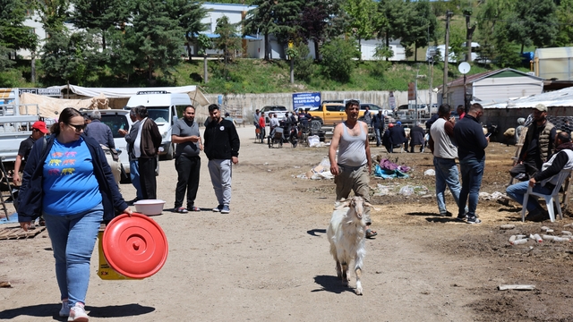 Elazığ hayvan pazarında hareketlilik sürüyor