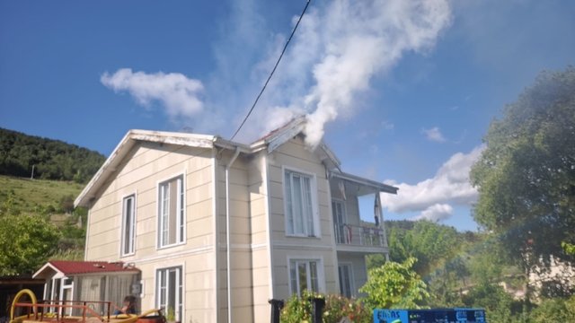 Sakarya'da bir villada çıkan yangın hasara neden oldu