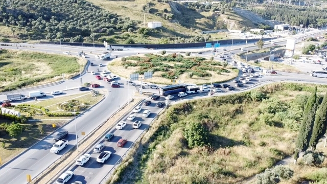 Aydın'da tatil dönüşü yoğunluğu