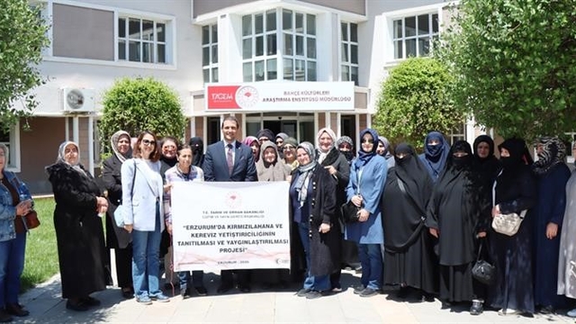 Erzurumlu kadın çiftçilerden Erzincan'a çıkarma
