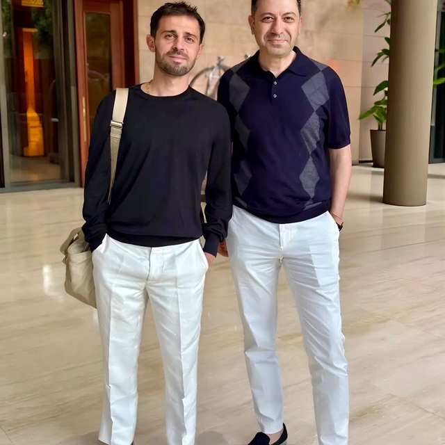 Portekizli futbolcu Bernardo Silva, tatil için Marmaris'i tercih etti