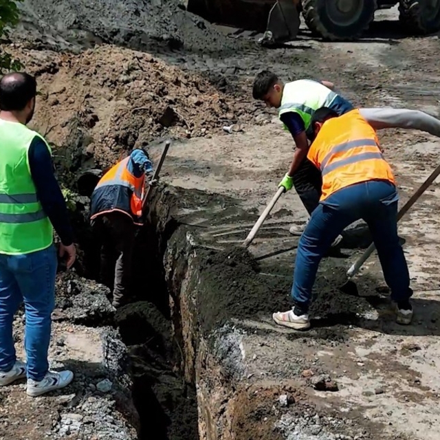 Ortahisar'da içme suyu altyapısını güçlendirmek için çalışma başlatıldı