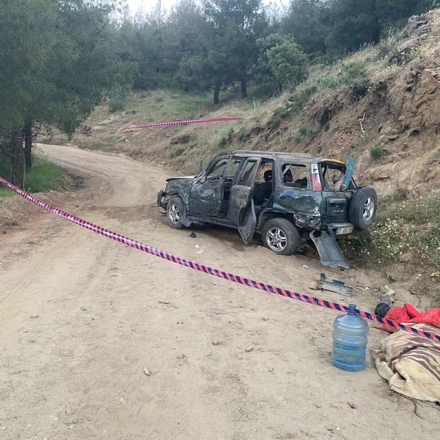 Kontrolden çıkan cip uçurumdan yuvarlandı: 1 ölü 2 ağır yaralı