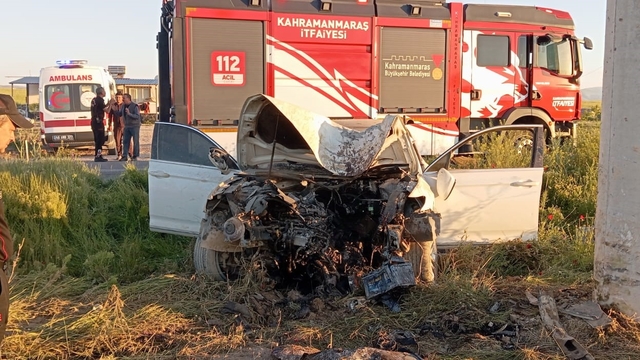 Kahramanmaraş'ta kaza: 1 yaralı