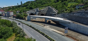 Trabzon'un 30 yıllık hayali olan Güney Çevre Yolu Projesi'nde çalışmalar sü...