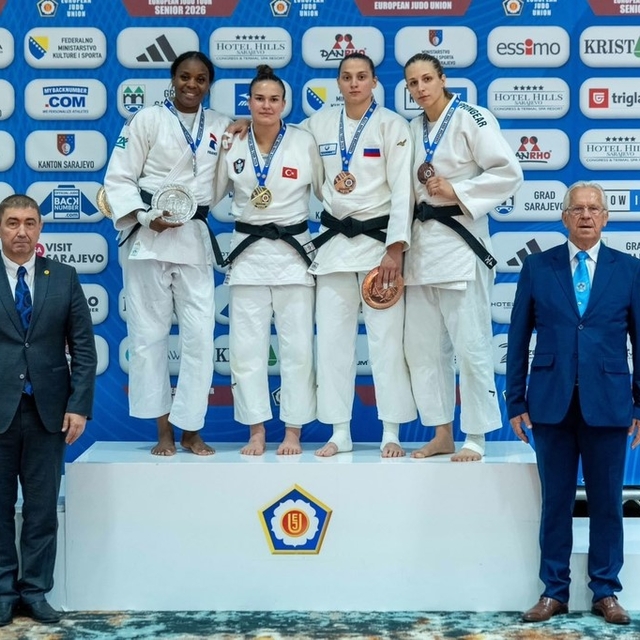 BEUN'lu Millî Judocu Gülenay'dan Avrupa'da altın zafer