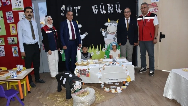 Aydın'da miniklere süt tüketiminin önemi anlatıldı