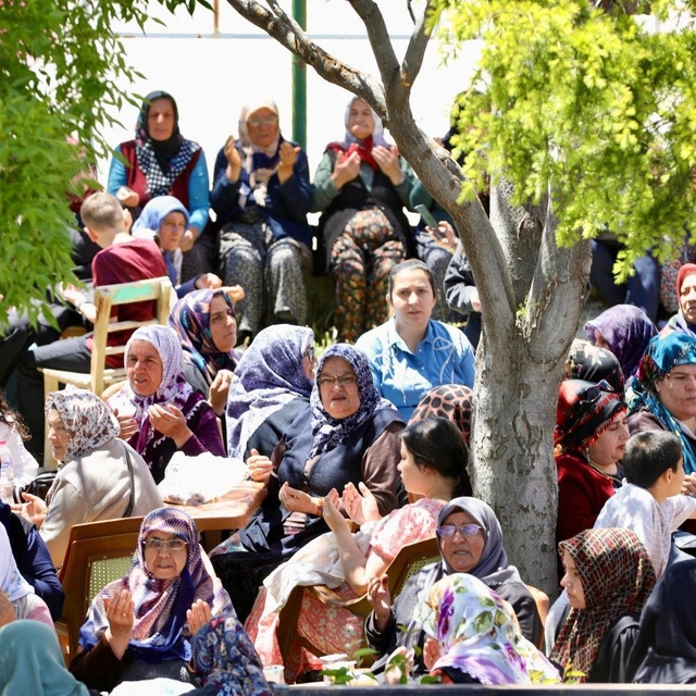 Güllüce Köyü'nde geleneksel yağmur duası yapıldı
