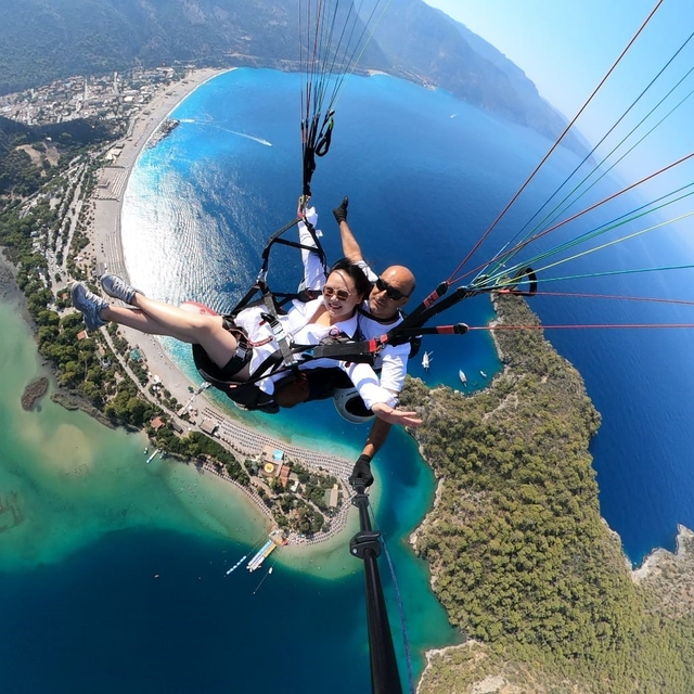 Fethiye'de 7 günde 8 bin 435 kişi yamaç paraşütü yaptı