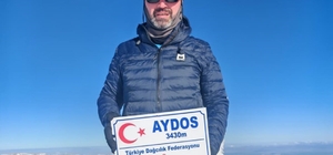 Dağcılar Aydos Dağı zirvesinde buluştu