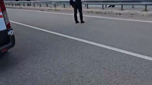 Viyadükten atlamak isteyen şahsı kaymakam ikna etti