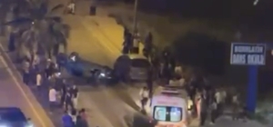 Kaza yapan araçtaki 3 kişi kaçtı, kısa sürede polise yakalandı