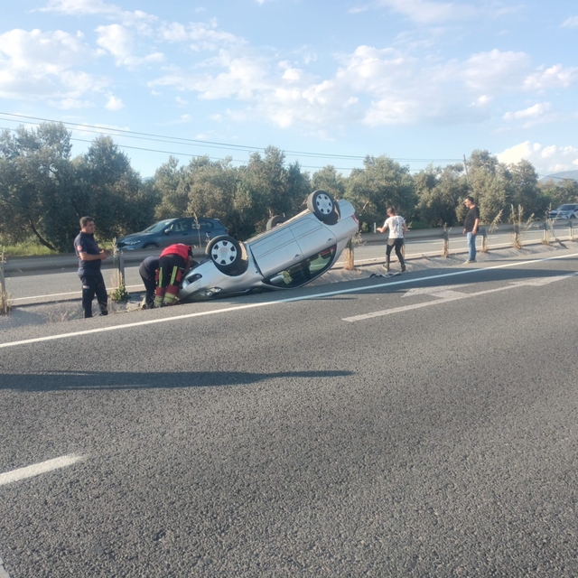 Havran yolunda trafik kazası: 2 yaralı